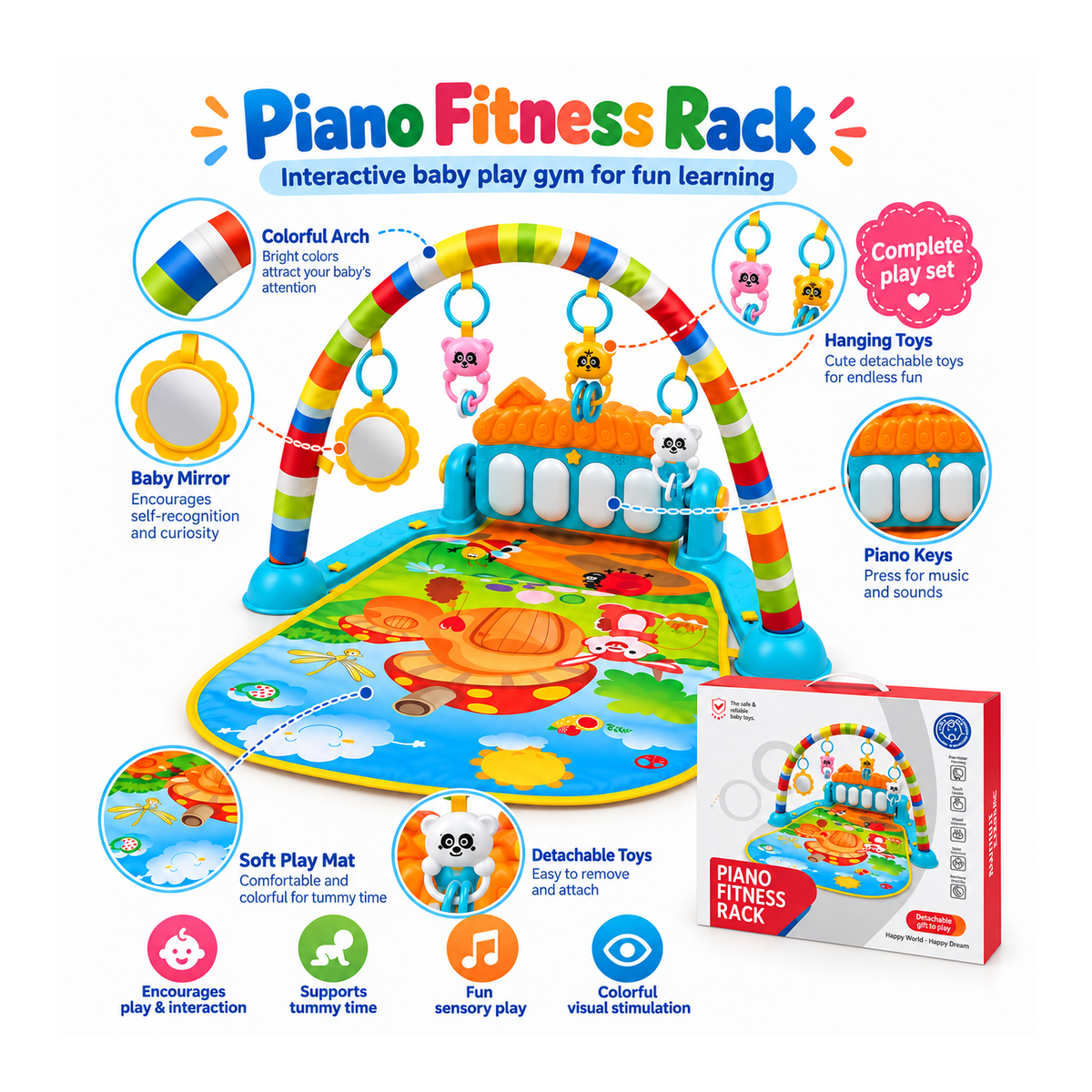 Piano Fitness Rack