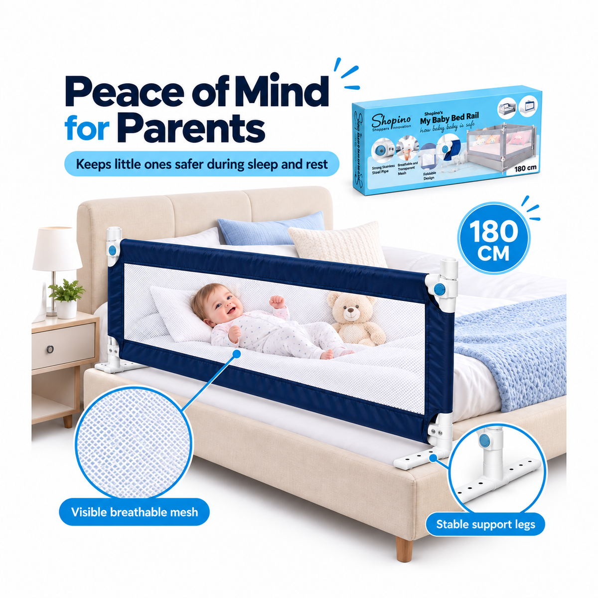 Bed Rail 180 cm